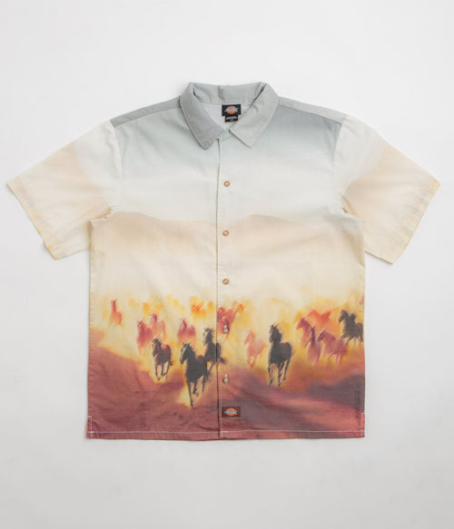 Dickies Running Wild Short Sleeve Shirt - Oak Buff
