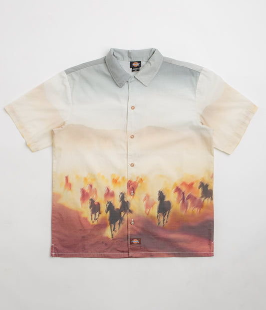 Dickies Running Wild Short Sleeve Shirt - Oak Buff