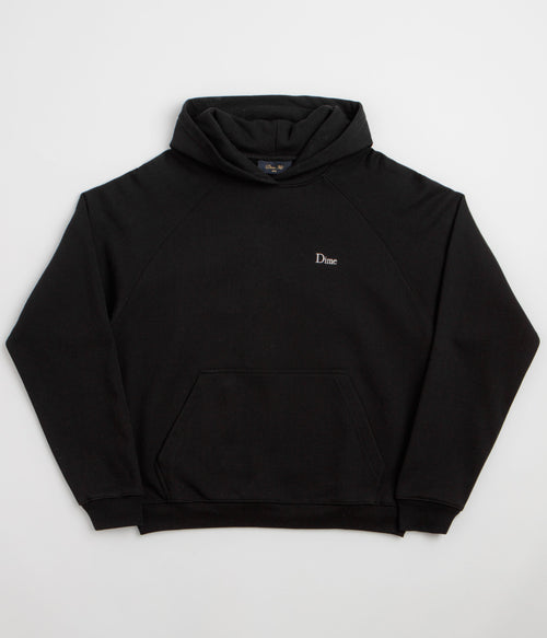 Dime Classic Small Logo Hoodie - Black