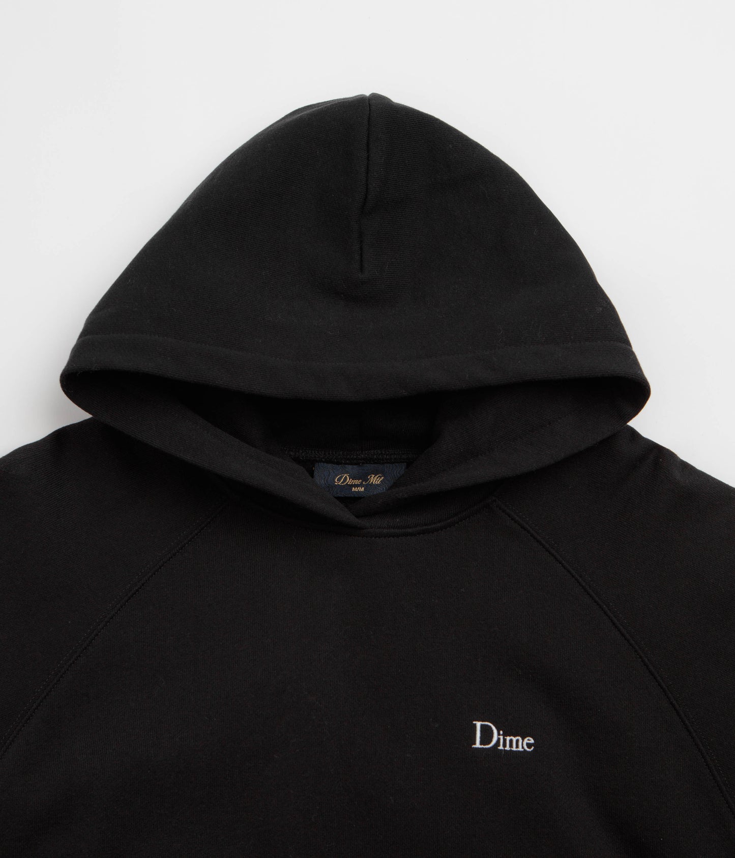 Dime Classic Small Logo Hoodie - Black