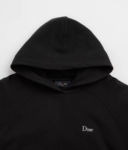 Dime Classic Small Logo Hoodie - Black