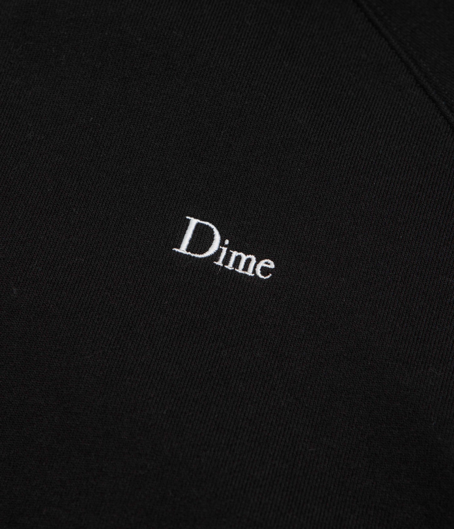 Dime Classic Small Logo Hoodie - Black