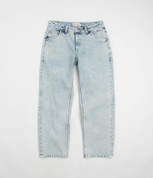 Dime Relaxed Denim Pants - Light Snow Washed