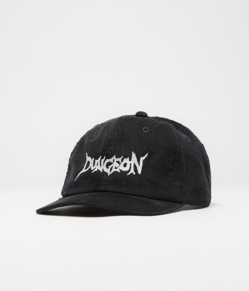 Dungeon Scrawl Logo Cord Cap - Black / Glow In The Dark