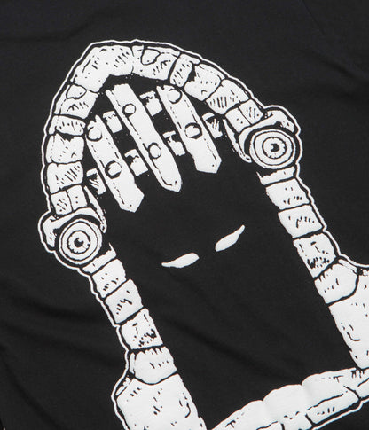 Dungeon Portcullis Logo Long Sleeve T-Shirt - Black