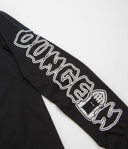 Dungeon Portcullis Logo Long Sleeve T-Shirt - Black