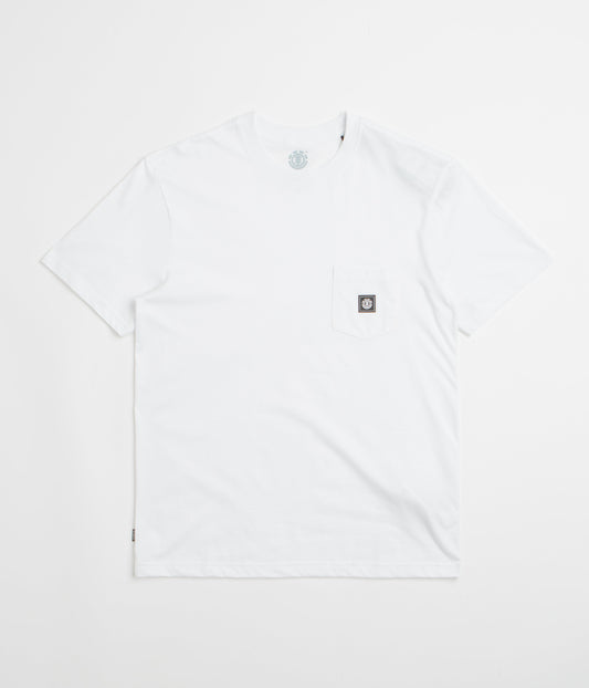 Element Icon Label Pocket T-Shirt - Optic White