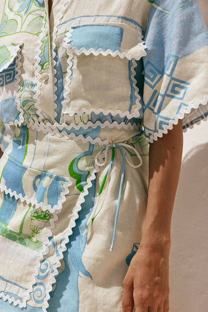 SAMPLE-Diaz Skirt - Theotokos Ocean