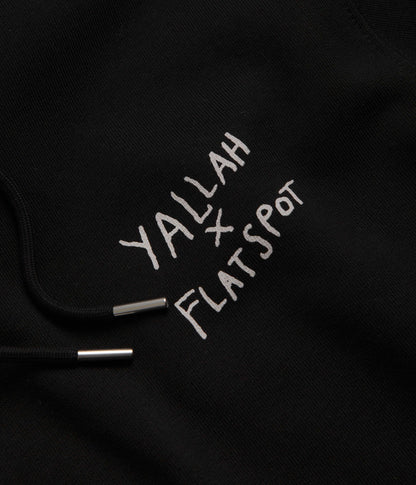 flatspot x Yallah Hoodie - Black