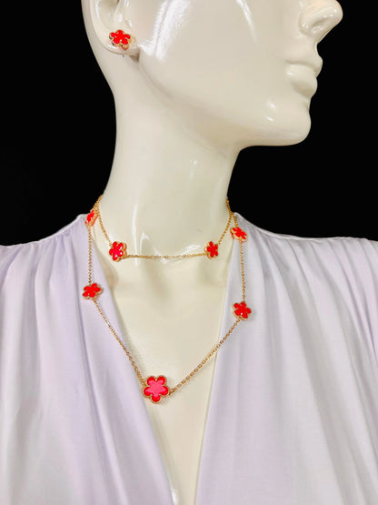 Fuchsia Long Necklace – Be Loyal Long Necklace 36″ (Fuchsia)