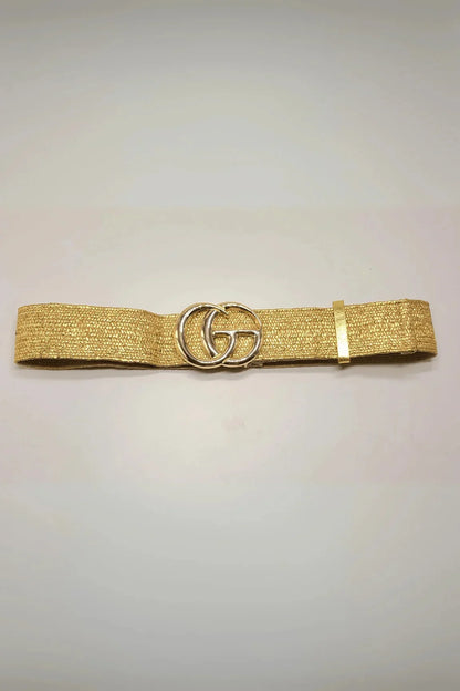 Golden Wave Belt Gold