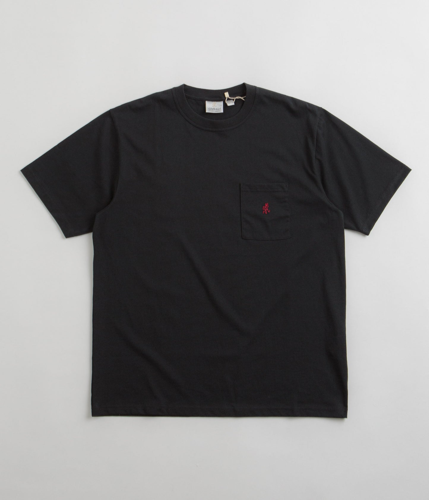 Gramicci One Point T-Shirt - Vintage Black / Red