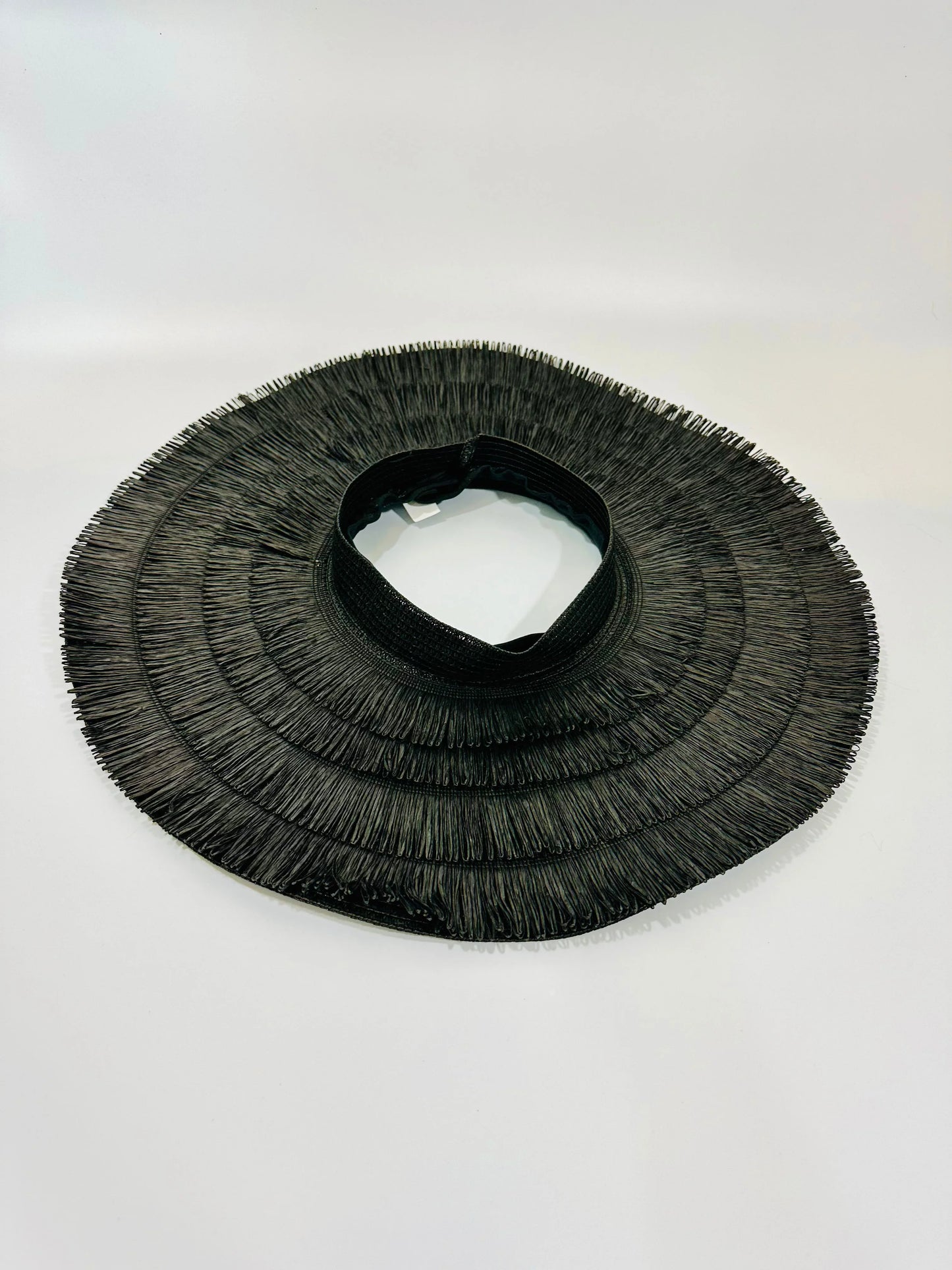 Black Sun Hat with Fringe – Vacation Vibes Essential