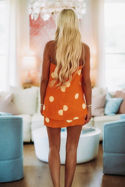 Orange You Lovely Mini Skirt - Orange