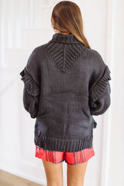 Weekend Love Sweater - Black (FINAL SALE)