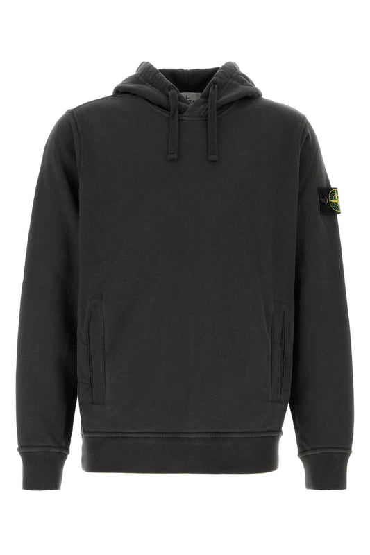 Stone Island Sweater Hoodie — Gray