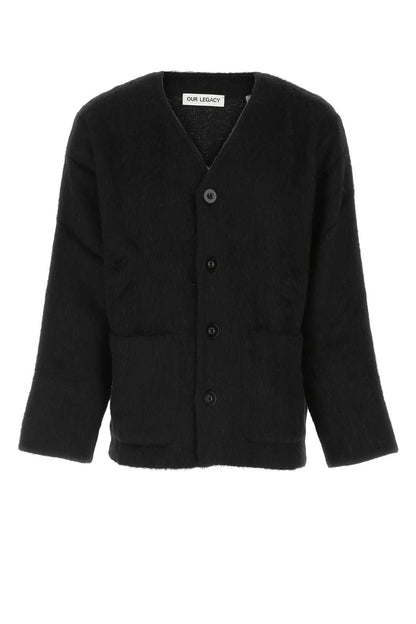 Our Legacy Wool Blend Cardigan — Black
