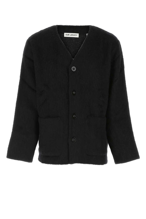 Our Legacy Wool Blend Cardigan — Black