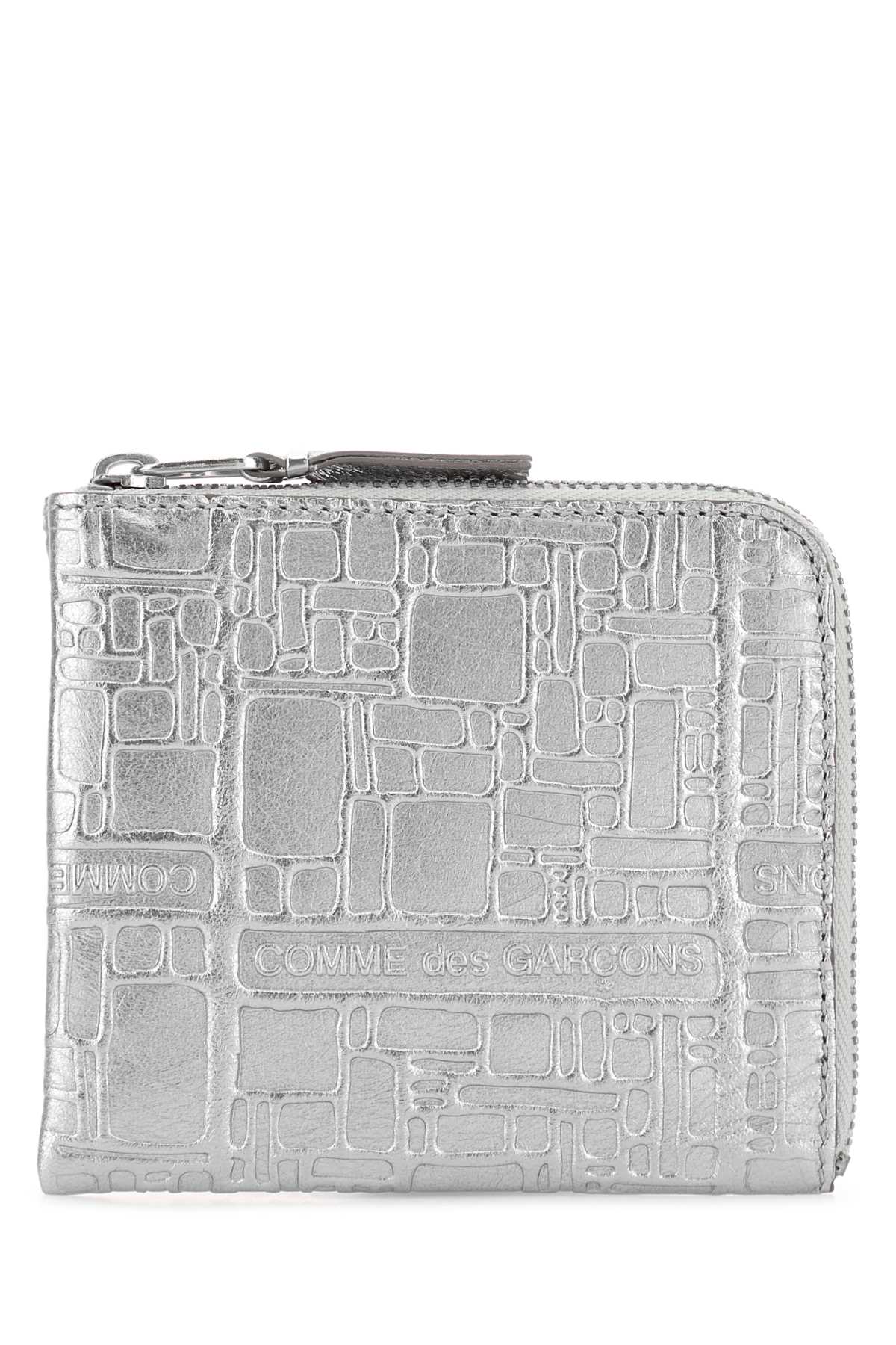 Comme des Garçons Logotype Card Holder — Silver