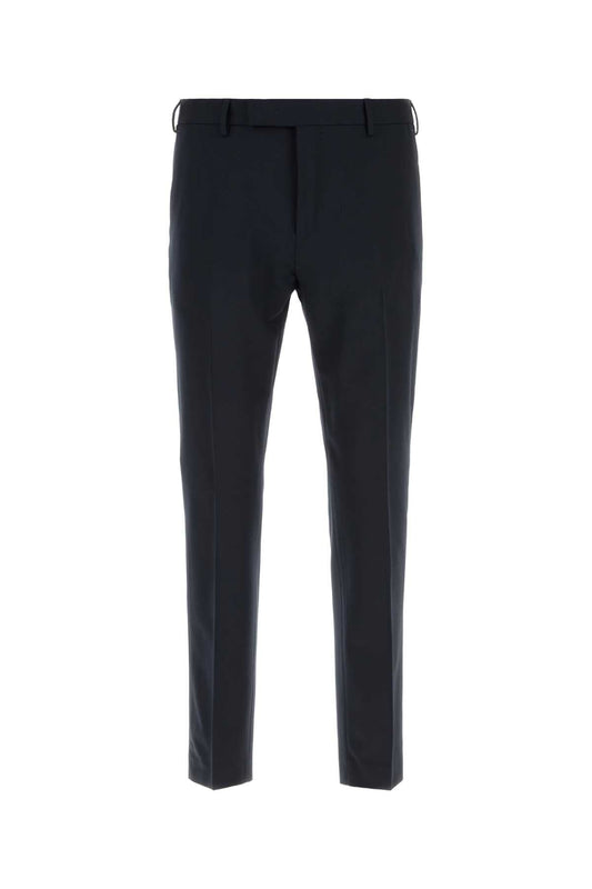 Pt Torino Stretch Wool Trouser — Navy