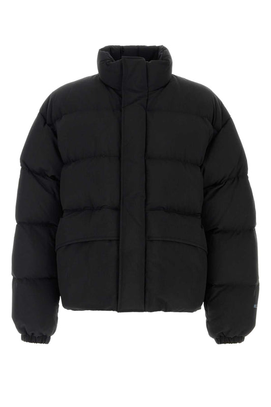Jil Sander Quilted Nylon Down Jacket — Black