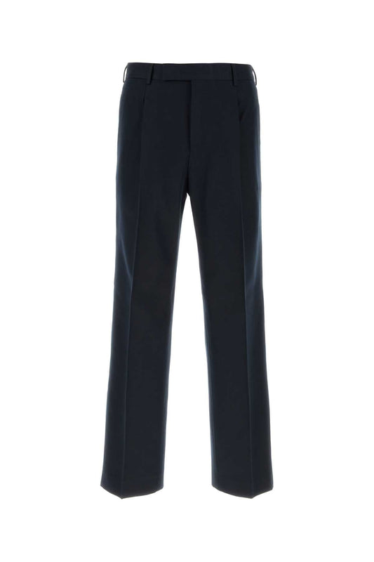Pt Torino Pinces Trousers — Navy