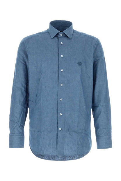 Etro Chambray Shirt — Blue