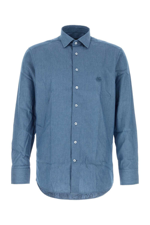 Etro Chambray Shirt — Blue