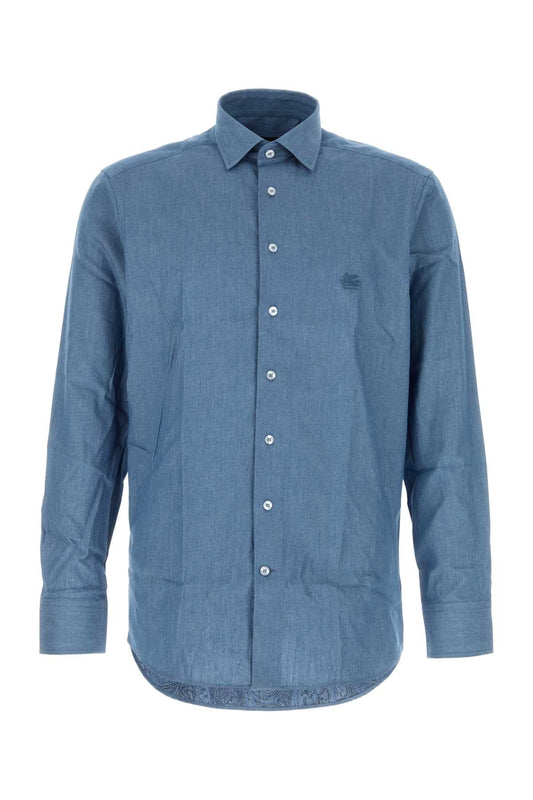 Etro Chambray Shirt — Blue