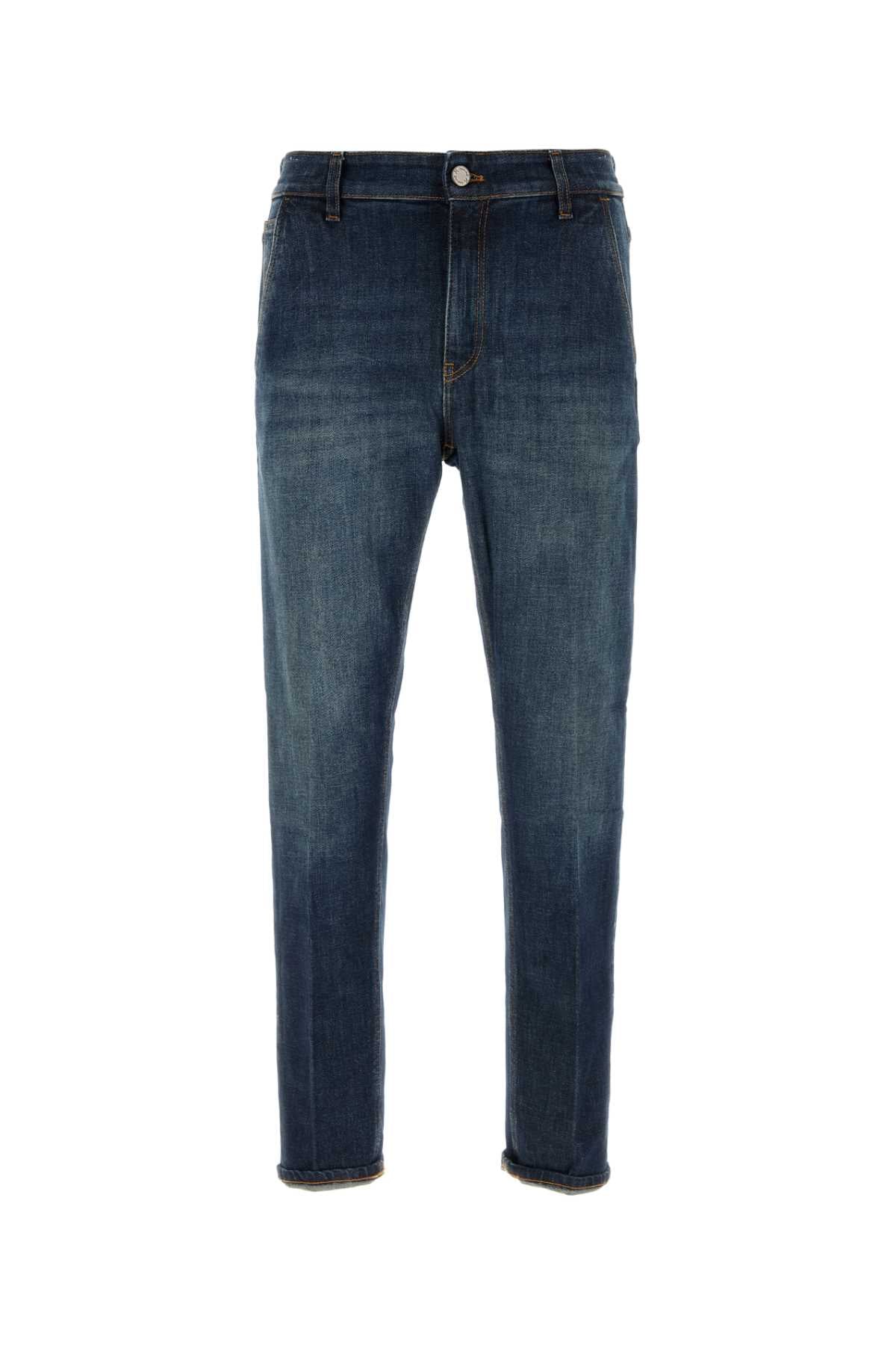 Pt Torino Stretch Denim Jeans — Blue