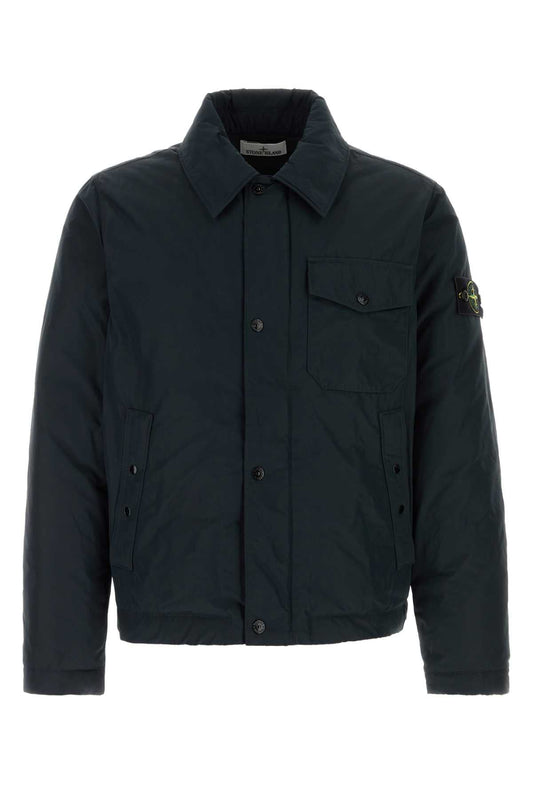 Stone Island Down-Insulated Down Jacket — Blue