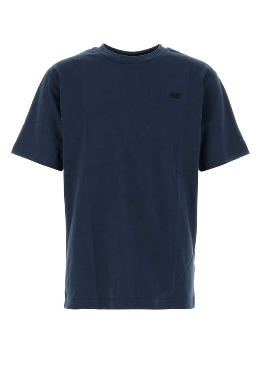 New Balance Cotton T-Shirt — Navy