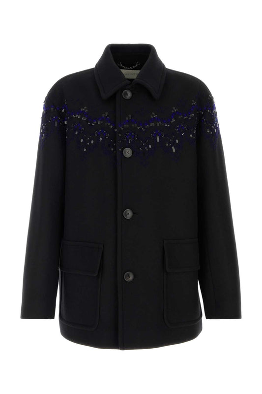 Dries Van Noten Coat — Black