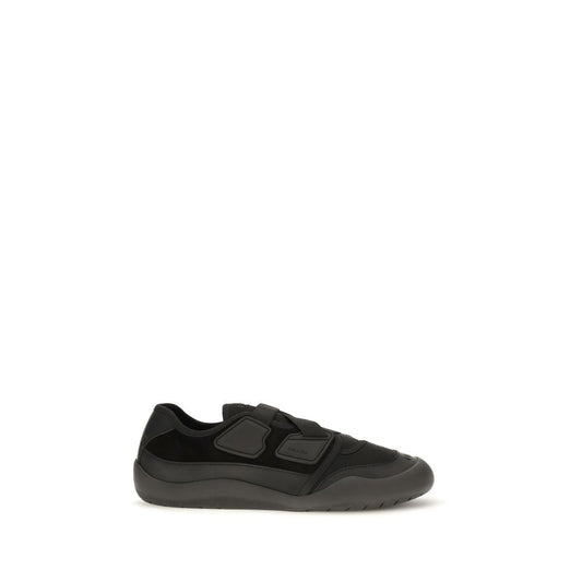 Prada Nylon Low Top Sneaker — Black