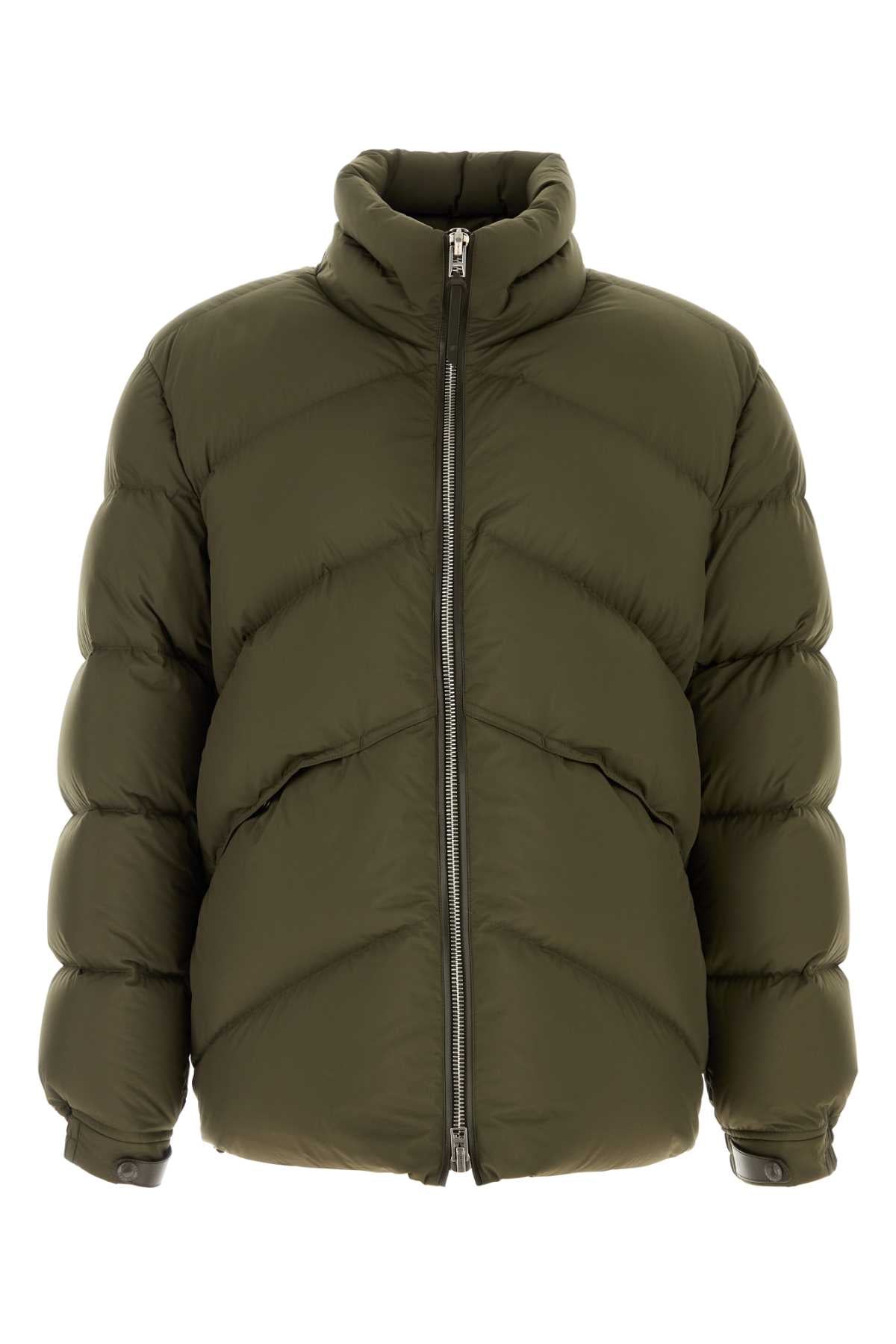 Tom Ford Microfiber Down Jacket — Olive Green