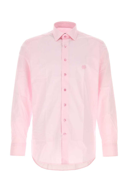 Etro Stretch Poplin Shirt — Pink
