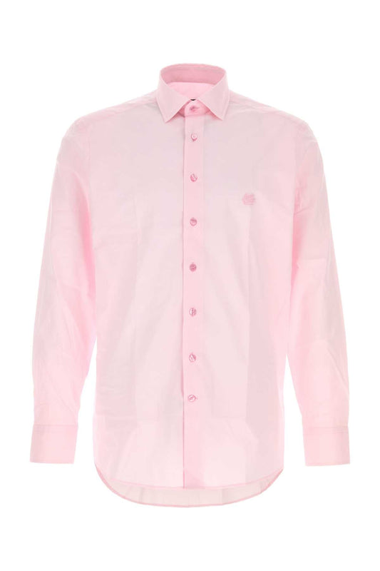 Etro Stretch Poplin Shirt — Pink