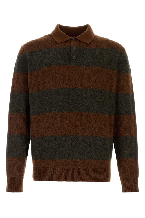 Etro Roma Polo — Brown