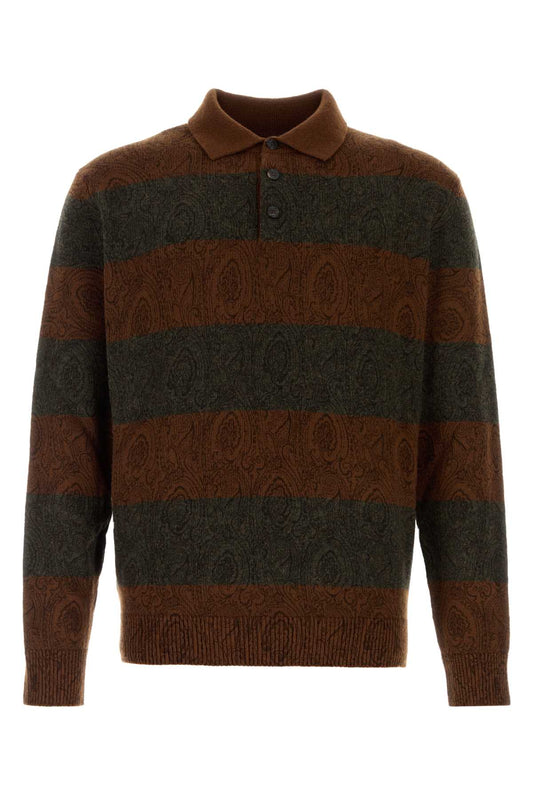 Etro Roma Polo — Brown