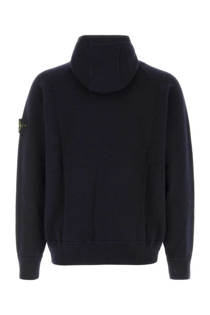 Stone Island Virgin Wool Hoodie — Blue