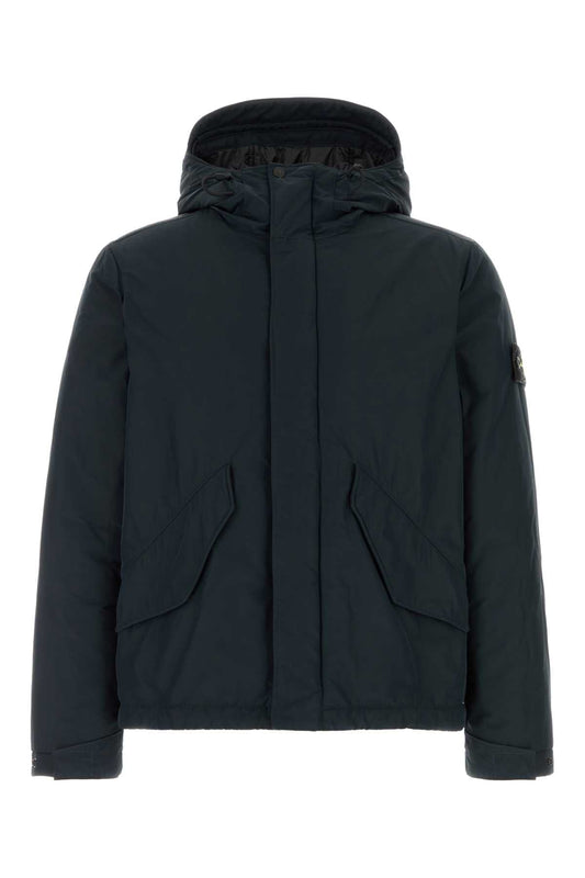 Stone Island Padded Down Down Jacket — Blue