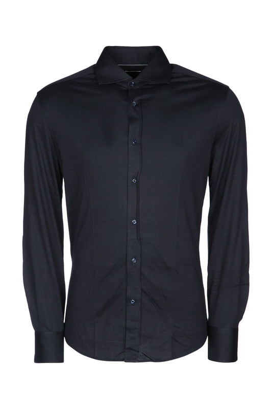 Brunello Cucinelli Cotton Shirt — Navy