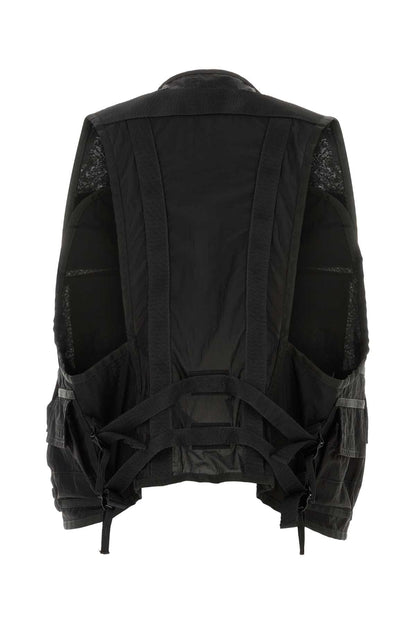 Stone Island Multi-Pocket Nylon Jacket — Black