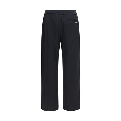 Moose Knuckles Straight Leg Cotton Joggers — Black