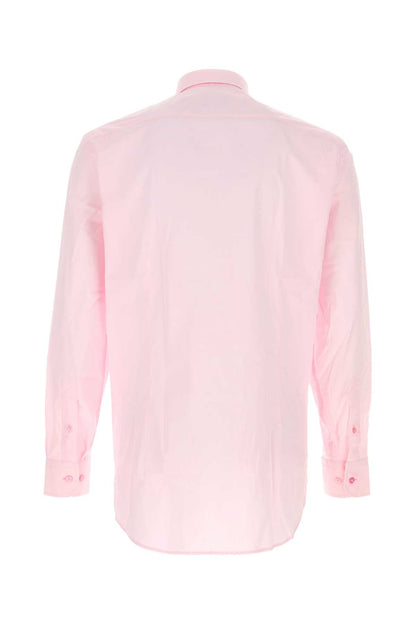Etro Stretch Poplin Shirt — Pink