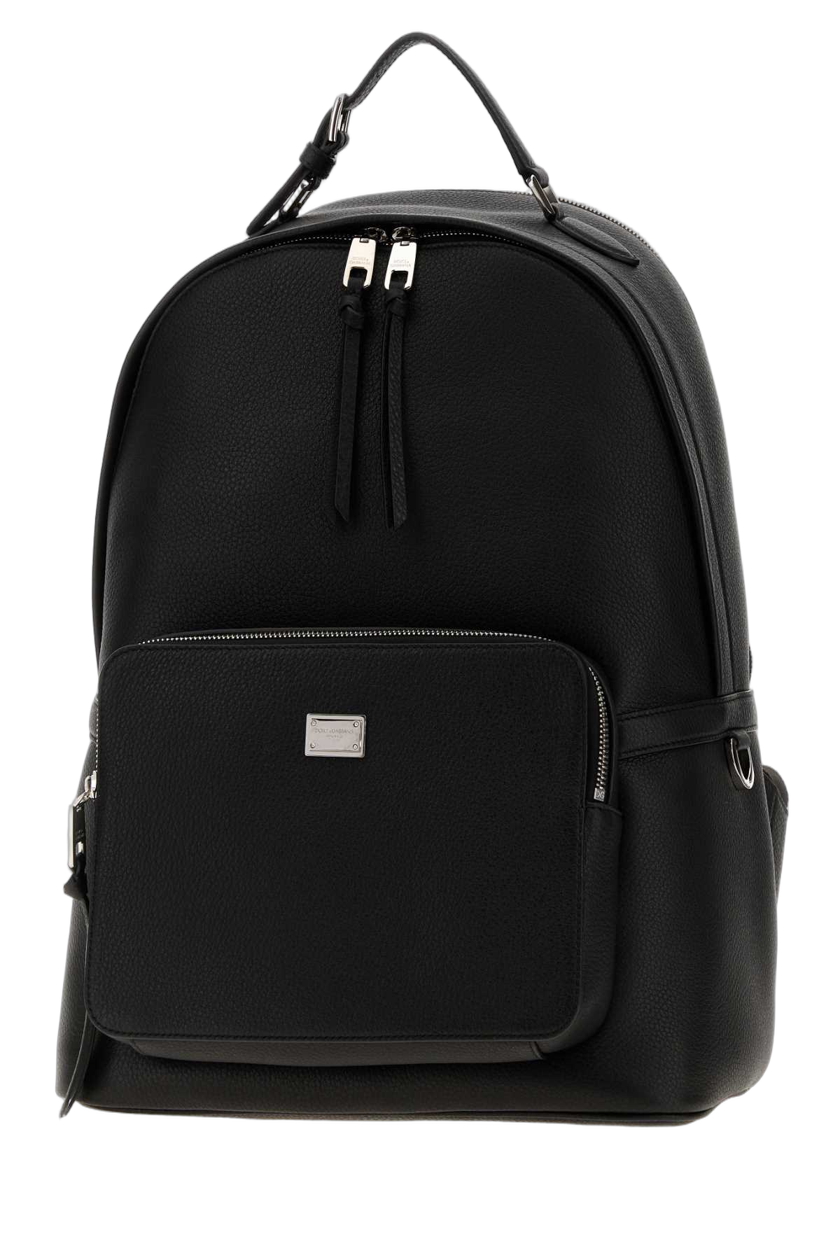 Dolce & Gabbana Pebbled Calf Backpack — Black