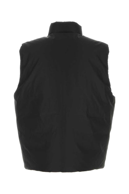 Jil Sander Down-Filled Puffer Vest — Black