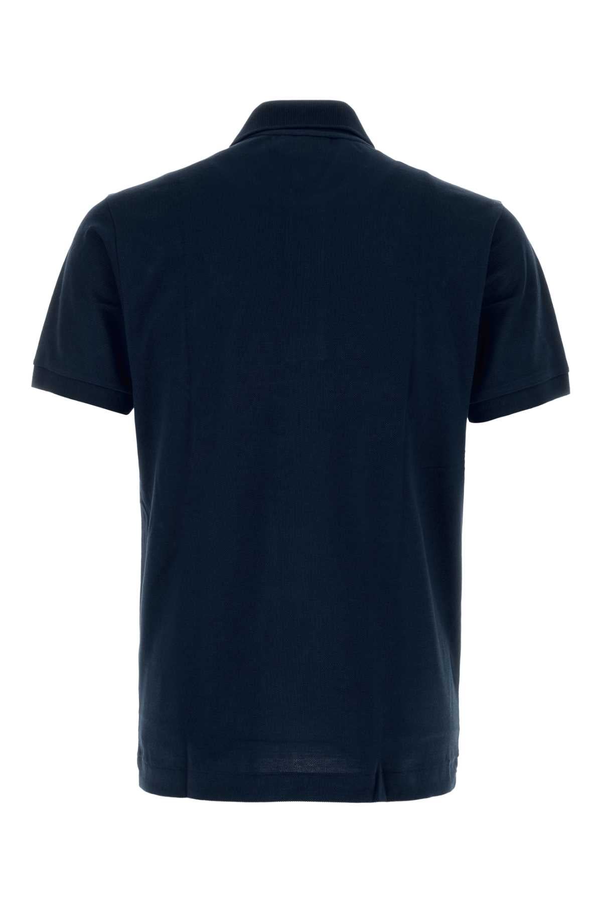 Lacoste Piquet Cotton Polo — Navy