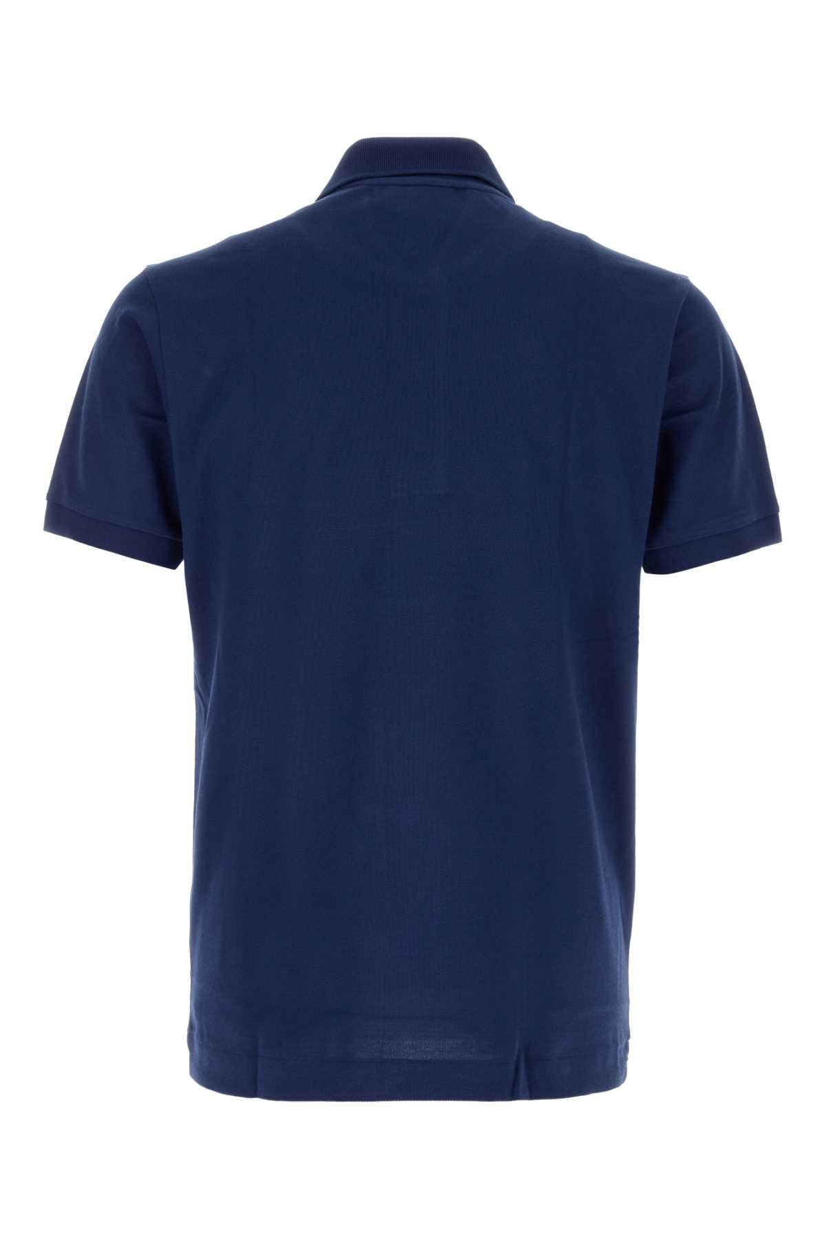 Lacoste Piquet Cotton Polo Shirt — Navy