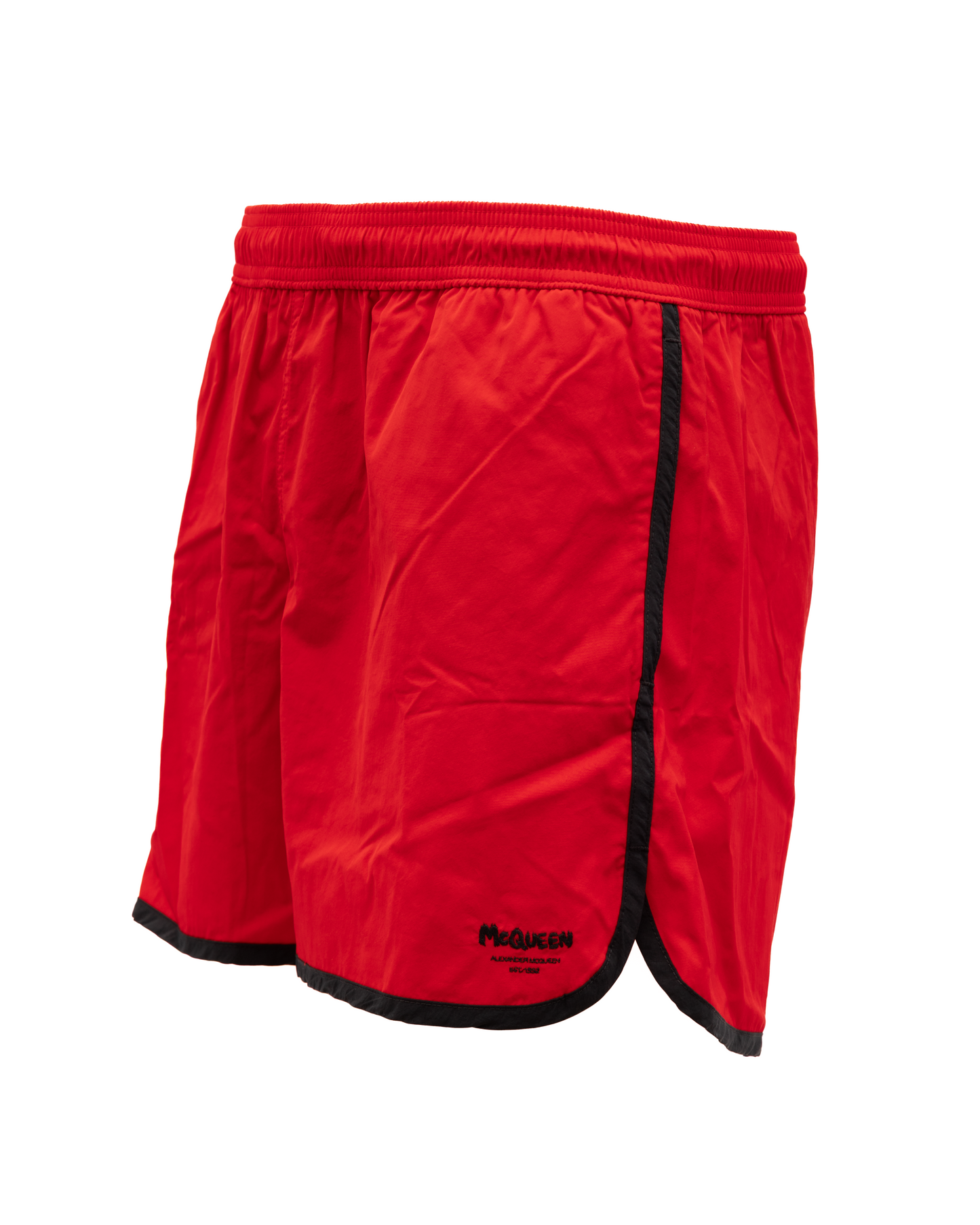 Alexander McQueen Polyamide Swim Shorts — Red
